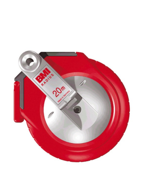 Meracie pásmo plastové BMI RADIUS v plastovom púzdre 20m