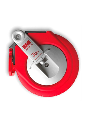 Meracie pásmo plastové BMI RADIUS v plastovom púzdre 30m
