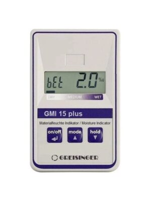 Digitálny vlhkomer Greisinger GMI 15 plus – drevo, betón