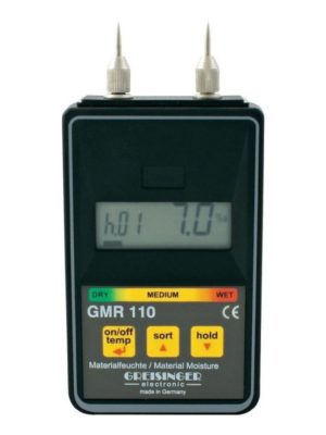 Digitálny vlhkomer Greisinger GMR 110 – drevo, stavebné materiály